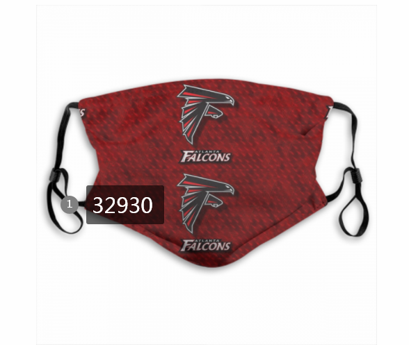New 2021 NFL Atlanta Falcons 177 Dust mask with filter